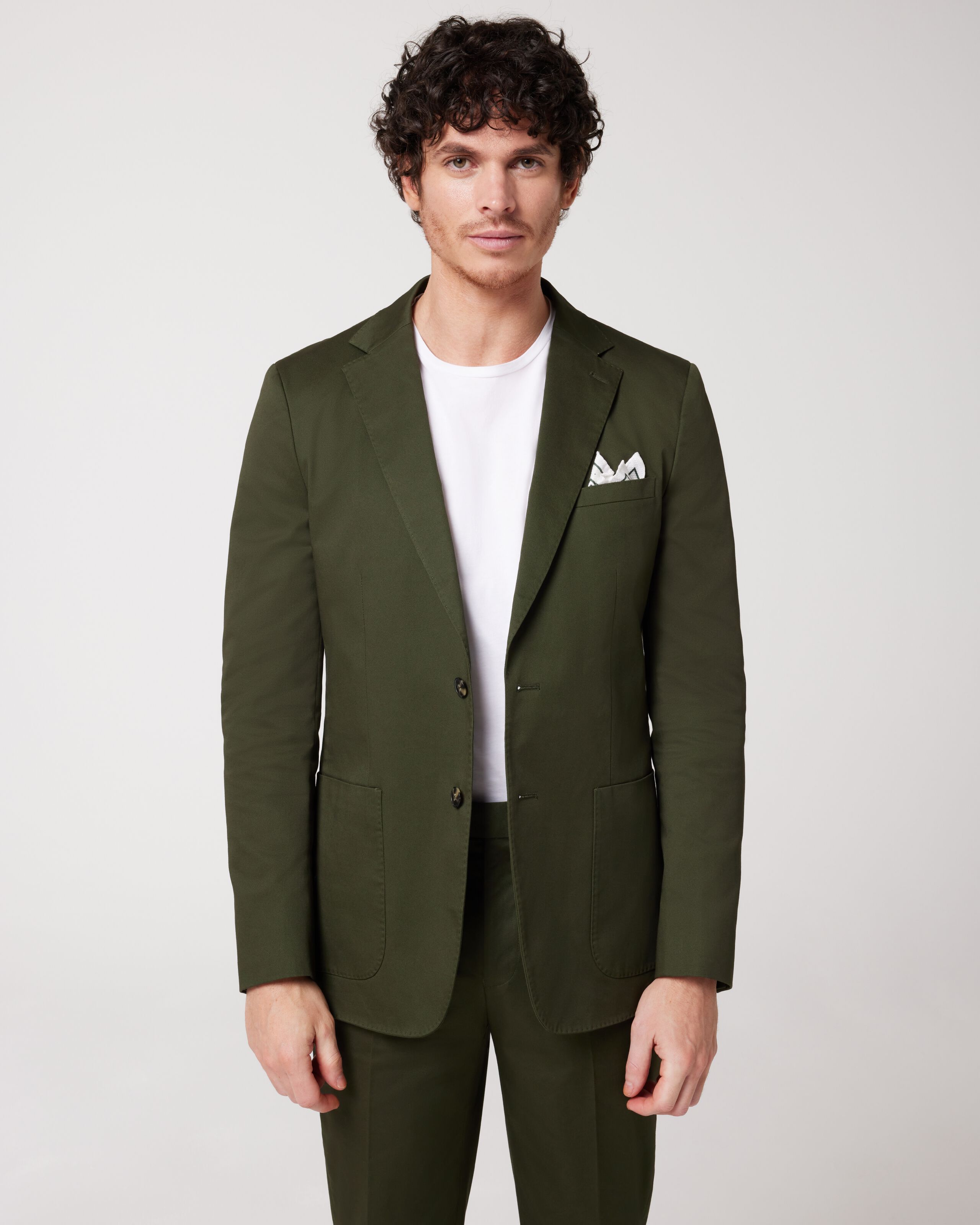 スーツ Llife DOESKIN TAILORED JACKET PANTS Men's Single-Breasted Suit Two-Piece (Jacket + Pants) Slim